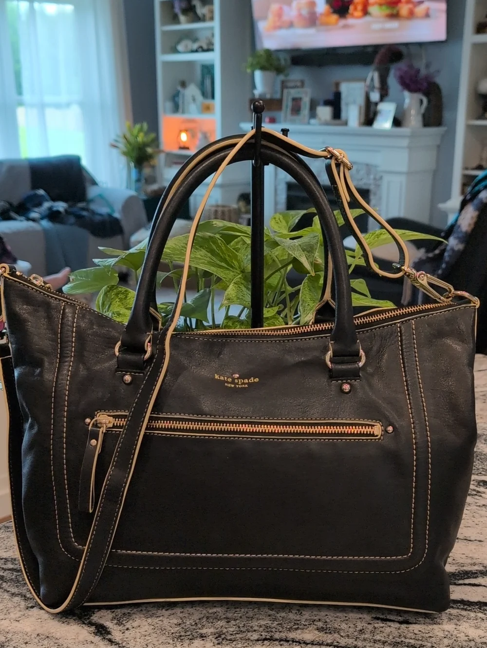 kate spade Mott Street Riley Satchel Bag - Storybook Lining